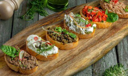 Простые и вкусные брускетты