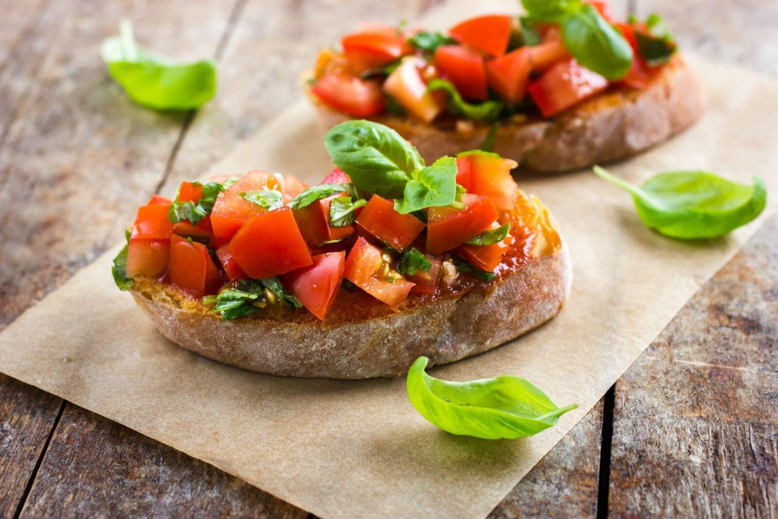 Простые и вкусные брускетты